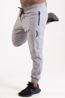 Calça Elast Fit Black White - Cinza