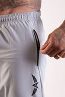 Calça Elast Fit Black White - Cinza