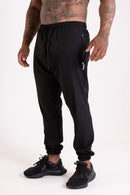 Calça Elast Fit Black White - Preta
