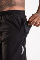 Calça Elast Fit Black White - Preta