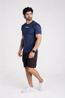 Camiseta Dry-Fit com Proteção UV - Azul