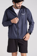 Jaqueta Corta Vento Black White Sport - Azul