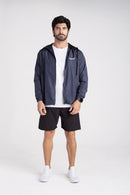 Jaqueta Corta Vento Black White Sport - Azul